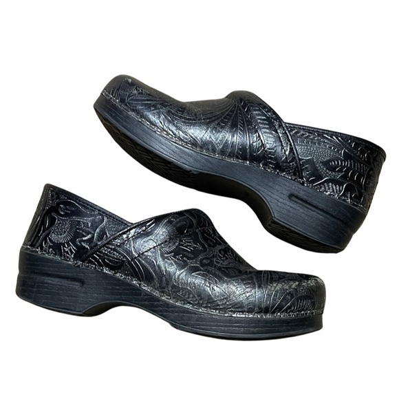 Dansko Clog embossed black size 41 - Picture 1 of 4